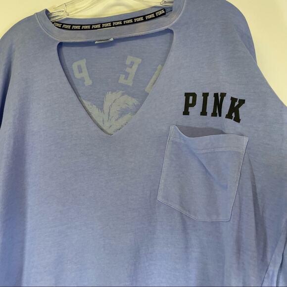 PINK Victoria Secret long sleeve tee size Large - Picture 2 of 14